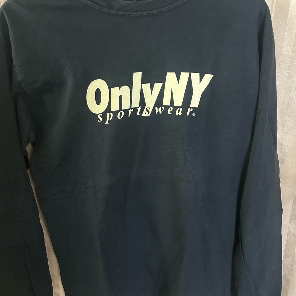 Only NY Classic Navy Blue Crew Neck